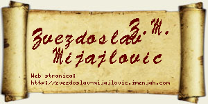 Zvezdoslav Mijajlović vizit kartica